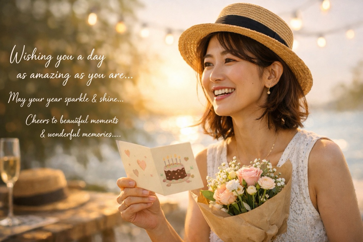 ママ友へ送信する誕生日メッセージの例文：おしゃれでセンスのいいフレーズ