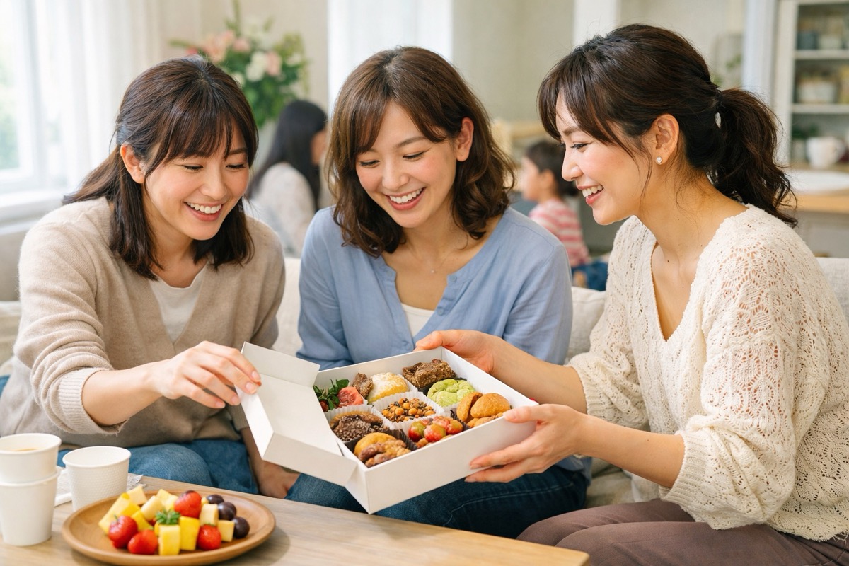ママ友たちへの手土産。みんなで食べるもので失敗しないもの。
