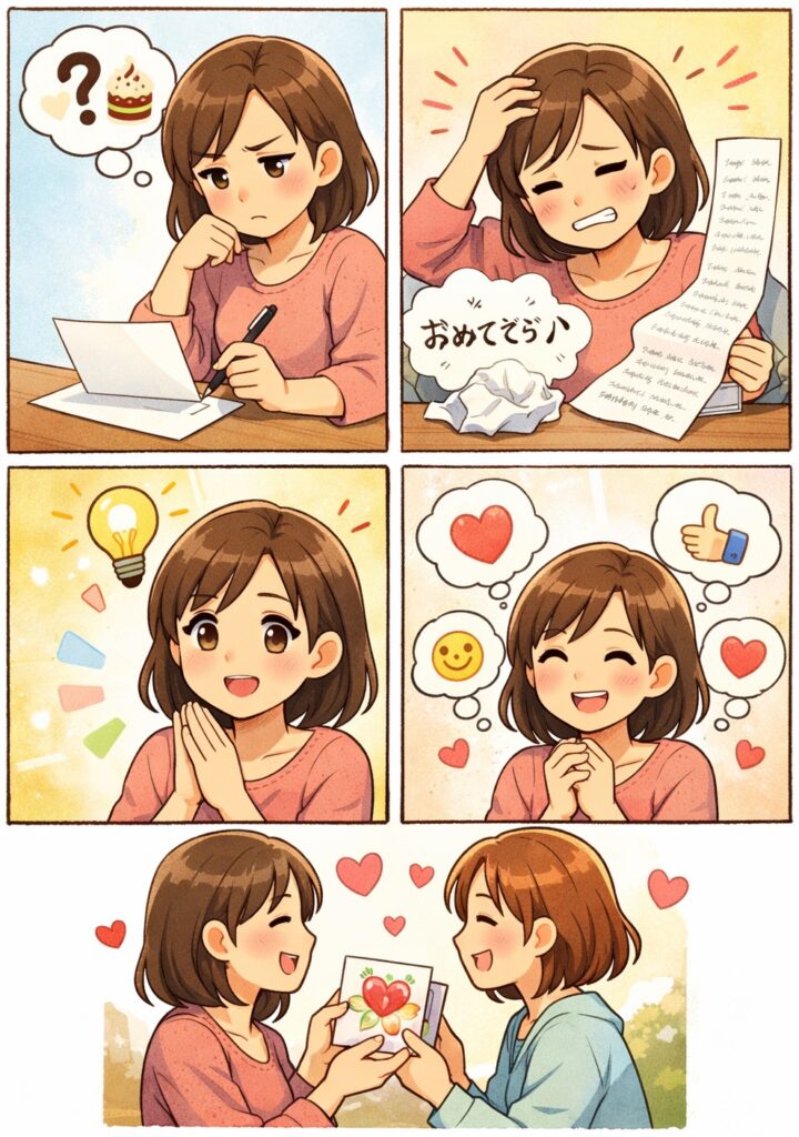 ママ友へ送信する誕生日メッセージの例文：おしゃれでセンスのいいフレーズ