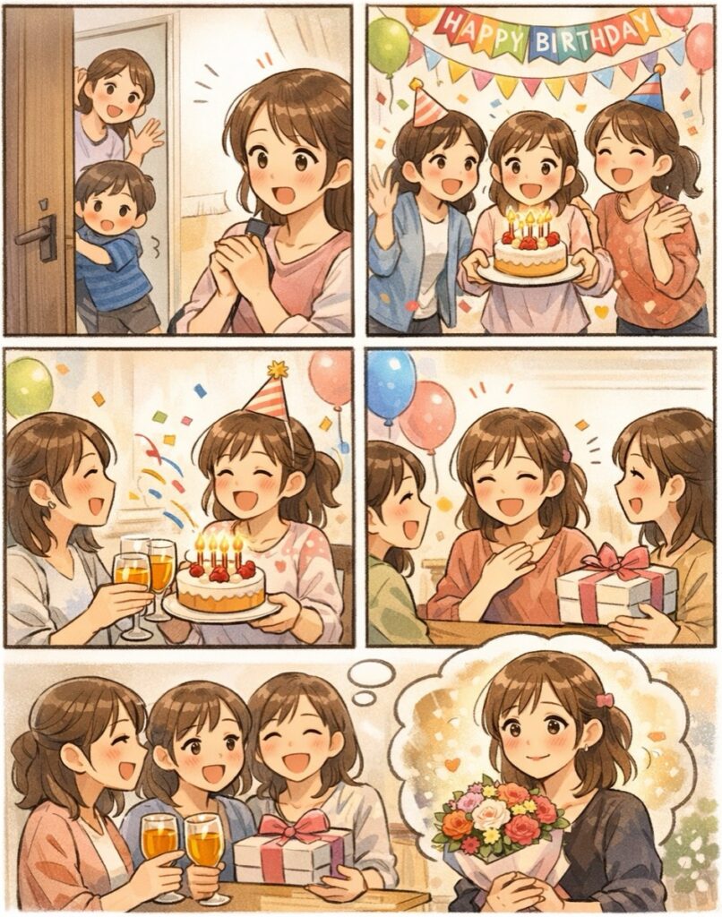 ママ友の誕生日は、ママ友を大切に祝おう