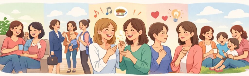 居心地の良いママ：偏見なく物事を捉えられる