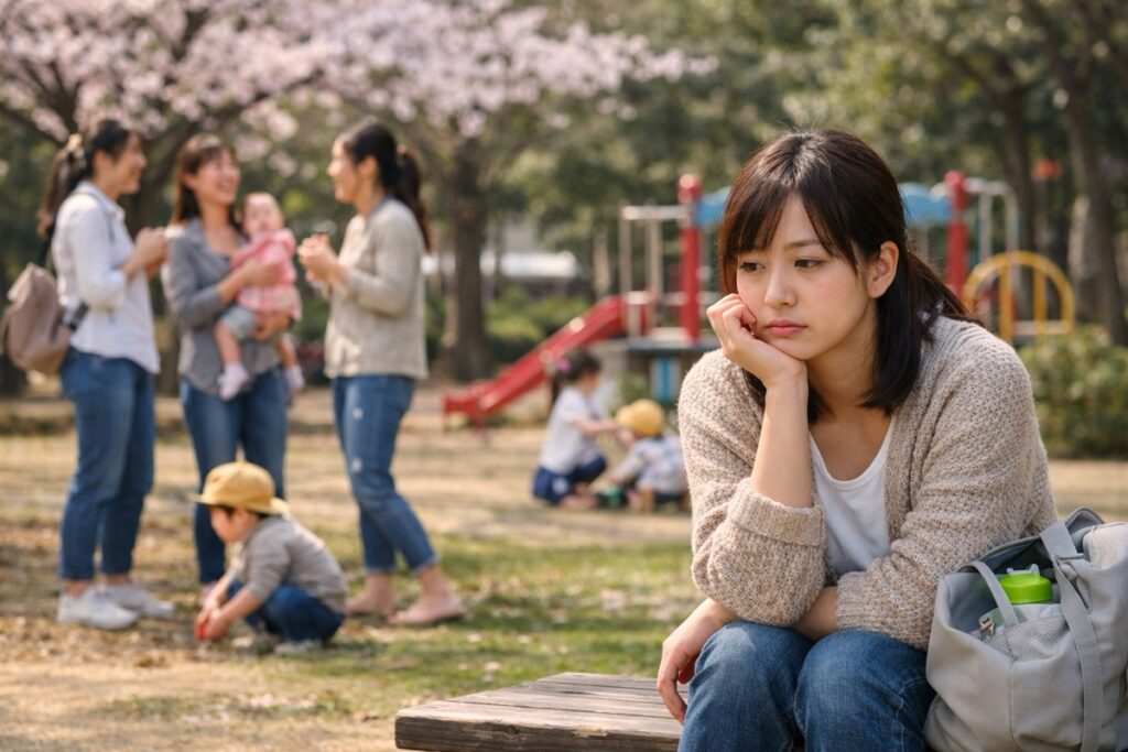 人付き合いが苦手なママ