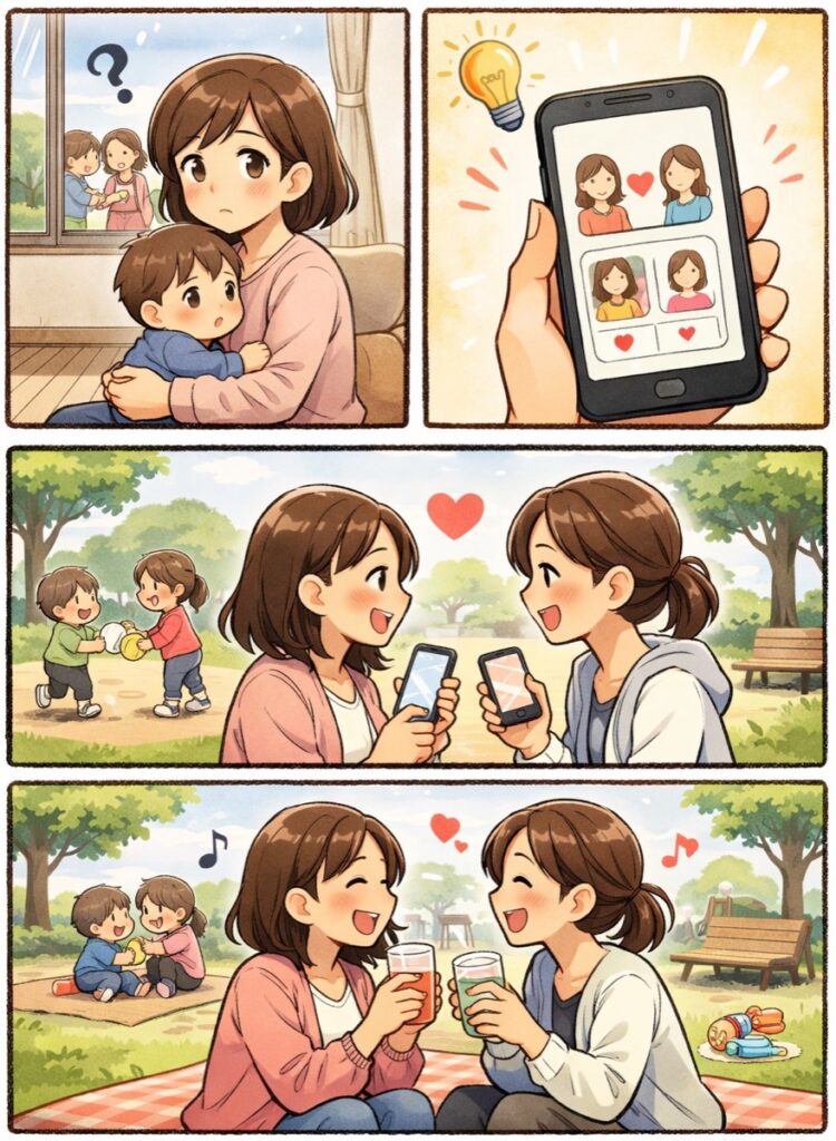 おすすめのママ友アプリは？口コミと評価で比較したい！近所のママ友見つける方法