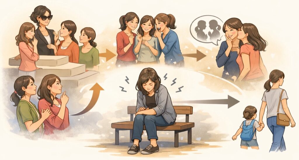 ママ友の中で順位をつけたがる