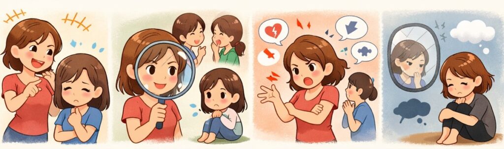 いじめるのが性格かも