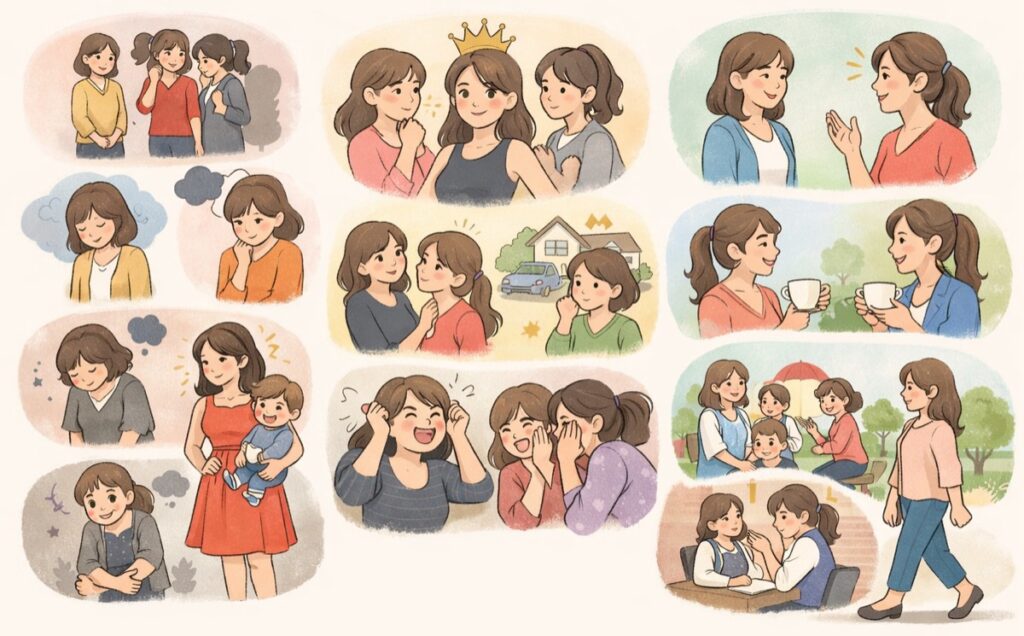 まとめ：ママ友からいじめられやすい人の特徴と対処法