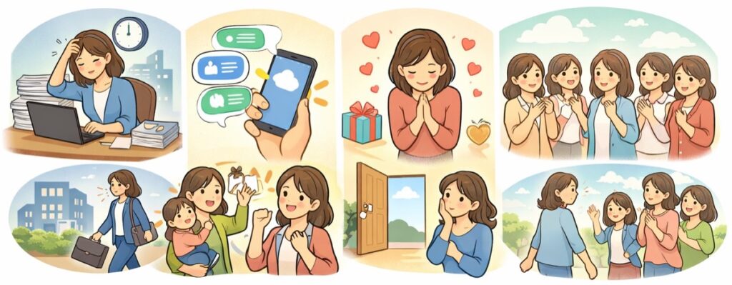 お仕事が忙しいことを理由に