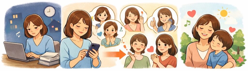 忙しい毎日を理由に