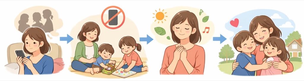 子供の事情を理由に