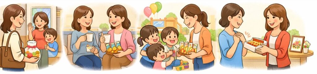 手ぶらでのママ友宅へ訪問はNG？