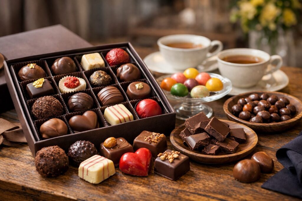 チョコレート：バラエティ豊か