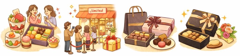 ちょっと贅沢なお菓子もおすすめ