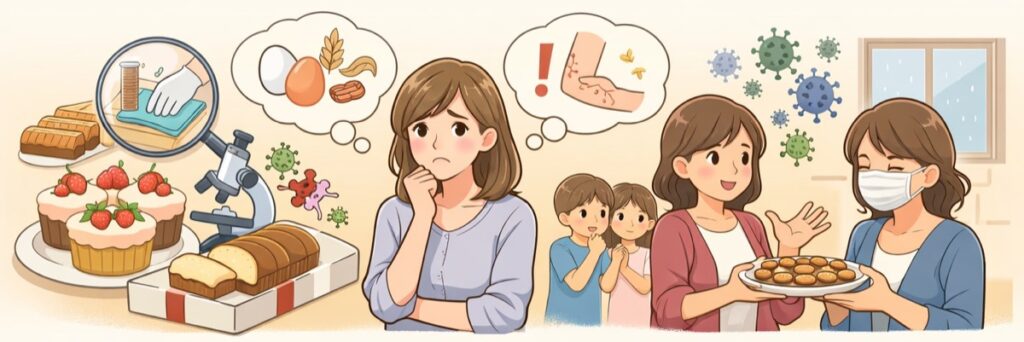 自作・手作りのお菓子やケーキ