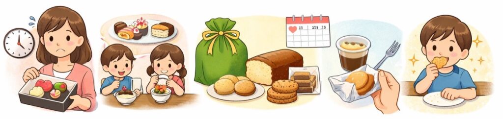 日持ちしなくてすぐに食べないといけないお菓子