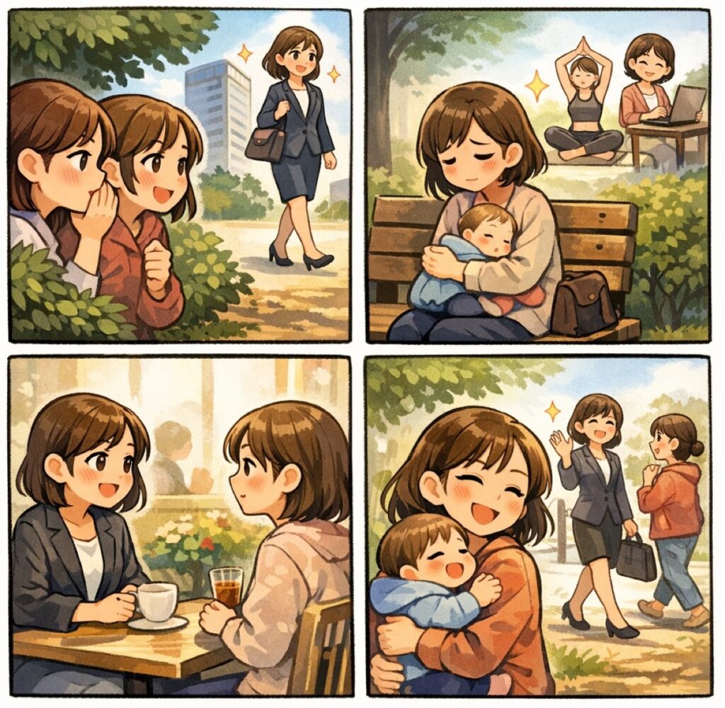 ママ友からの嫉妬！なぜママ友は正社員ママを羨むのか？ への対処法