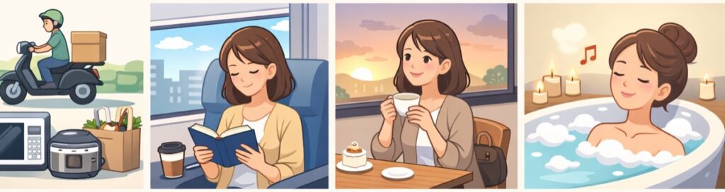 自分だけの時間を確保できるから