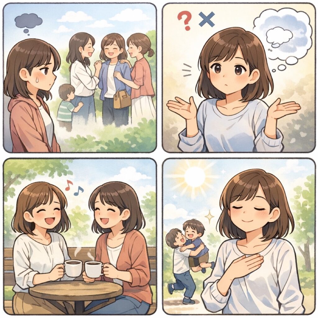 自分にだけ態度が違うママ友への対処法。その心理を深掘り。