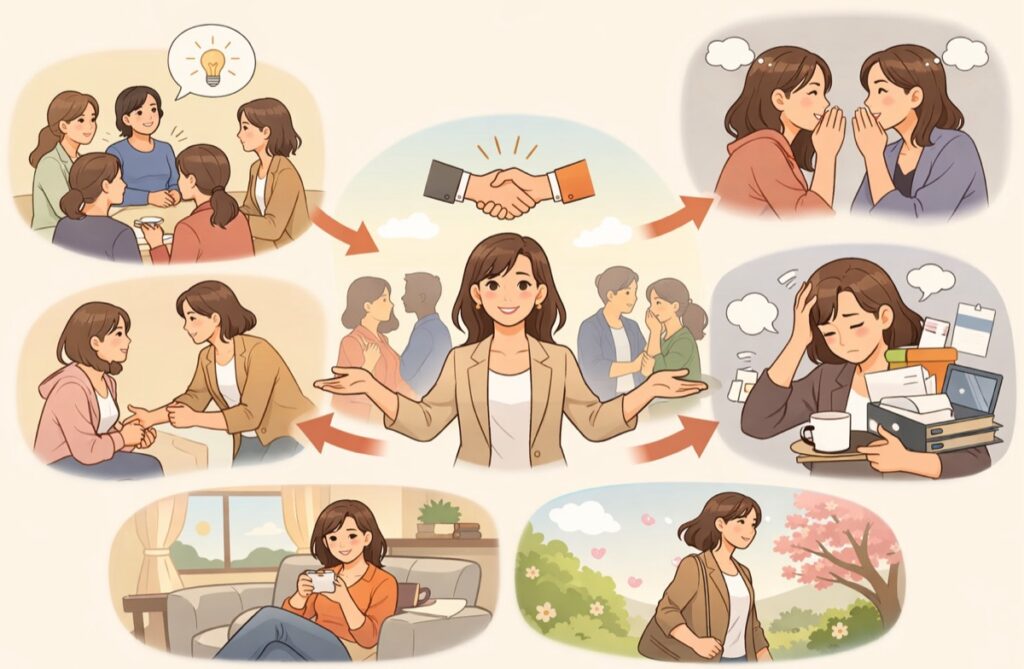 うまく立ち回りすぎる