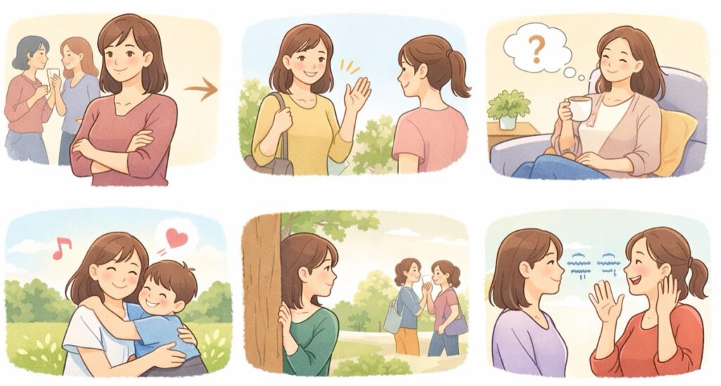 まとめ：自分にだけ態度が違うママ友への対処法