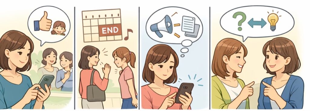 返信が必要だと感じていないことも