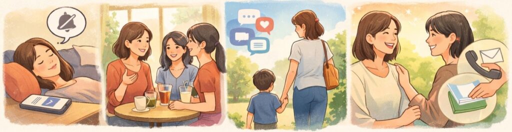 LINEを少し休憩しているのかも