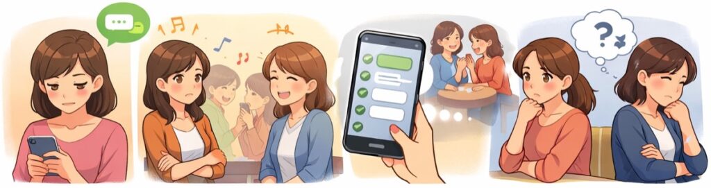 少し距離を置きたいサイン？