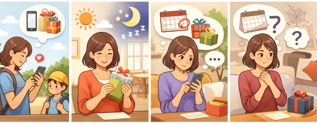 お礼は早めに！