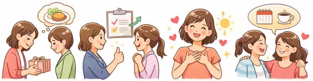 感謝の気持ちをしっかりと