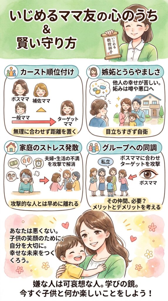 いじめるママ友の心のうち