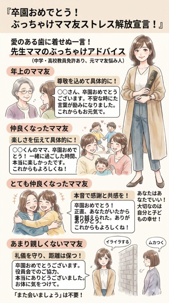 卒園(そつえん)のお礼も忘れずに