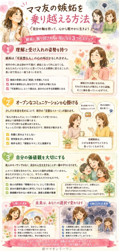 ママ友の嫉妬を乗り越える方法