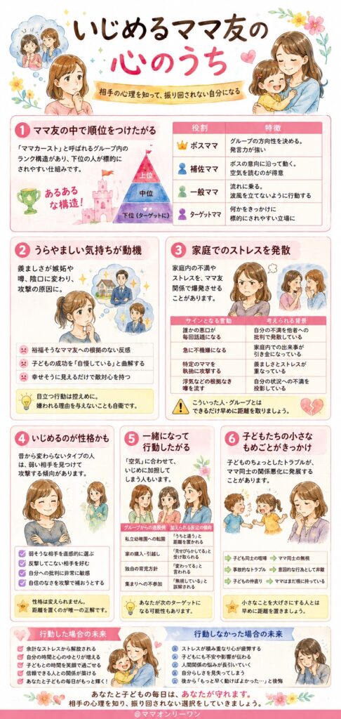 いじめるママ友の心のうち