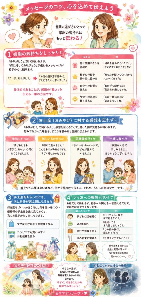 メッセージのコツ、心を込めて伝えよう