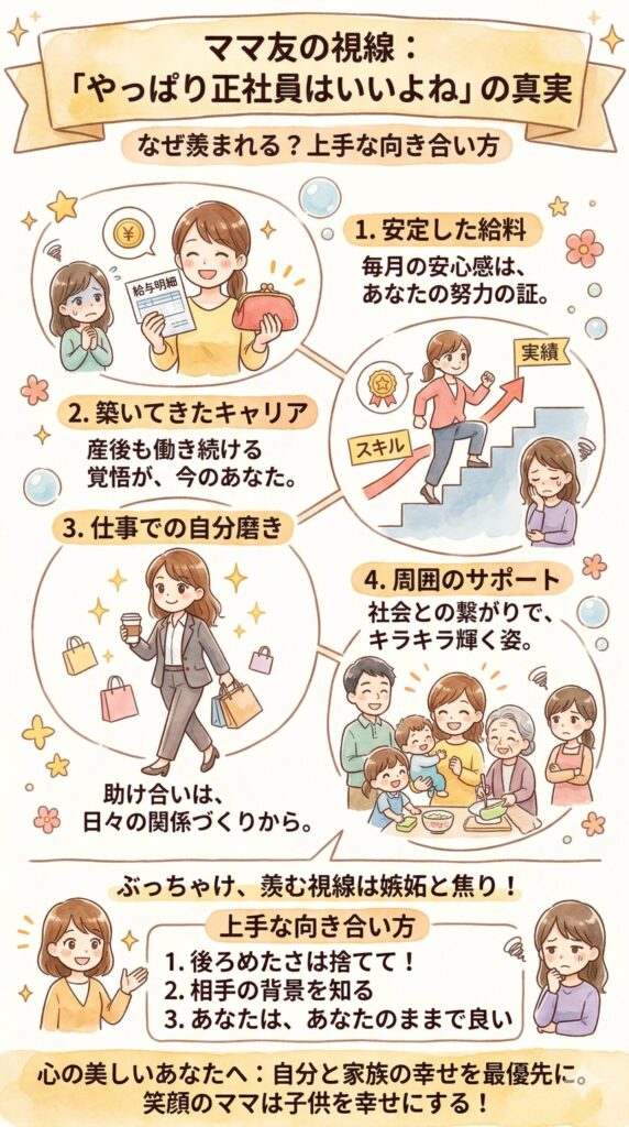 ママ友の視線: 正社員ママを羨む理由は？