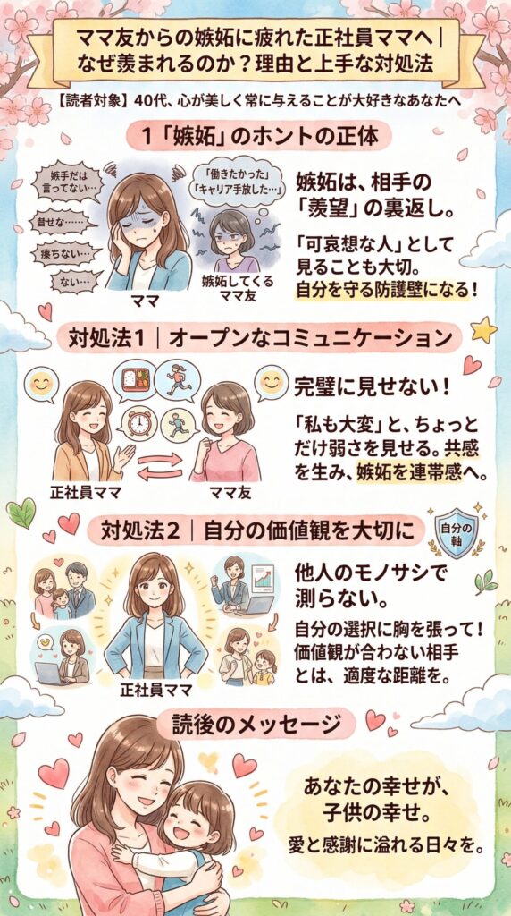 ママ友の嫉妬を乗り越える方法