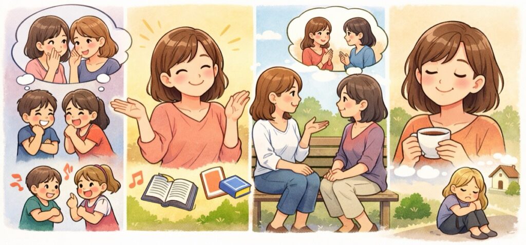 悪口を言うママ友