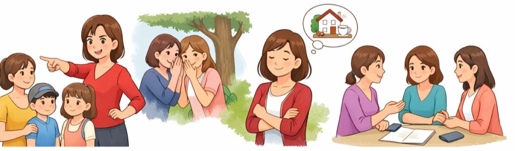 ボス気取りのママ友