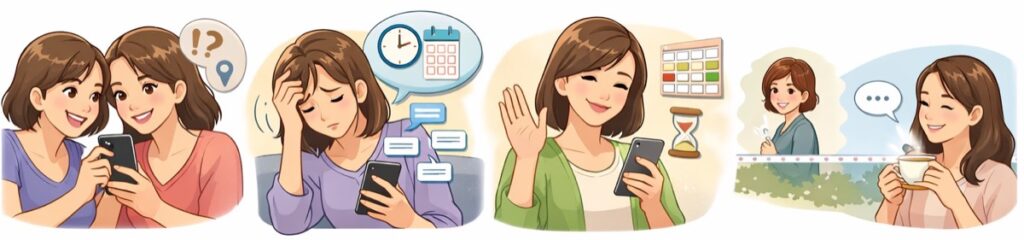 距離感が近すぎるママ友