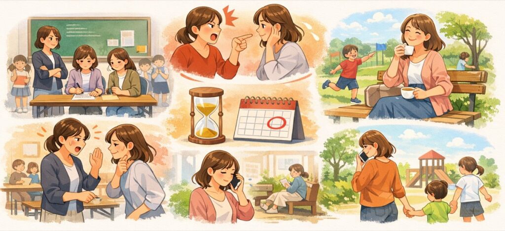 学校行事の役割でのプレッシャー