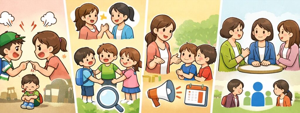 子ども同士の喧嘩からのトラブル