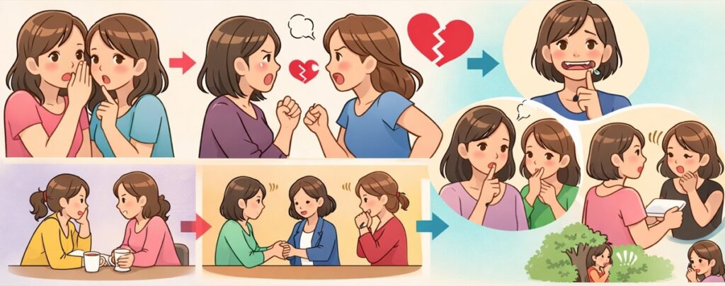 噂話による葛藤