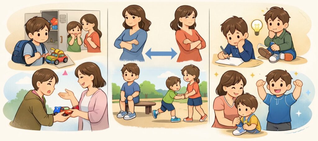 子どもの友人との問題