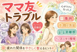 ママ友とのトラブル事例とママ友とのトラブルを防ぐ方法｜疲れた関係をスッキリ整理する距離感のヒント集