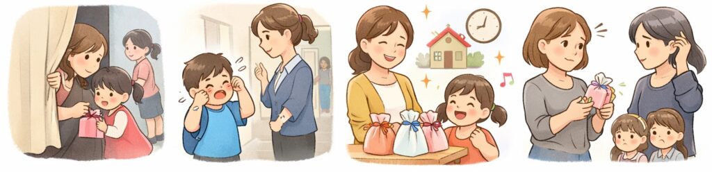 プチギフト禁止の園