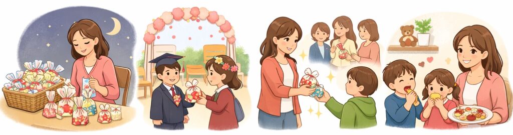 プチギフト必須の園