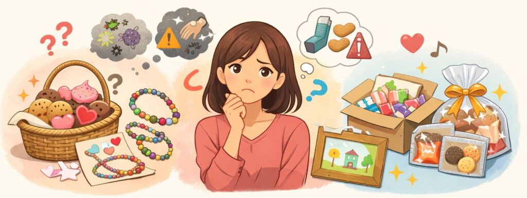 手作りプレゼントの配慮