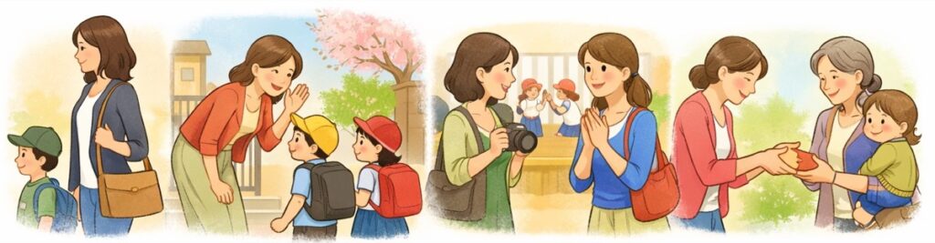 挨拶や感謝の言葉が少ない