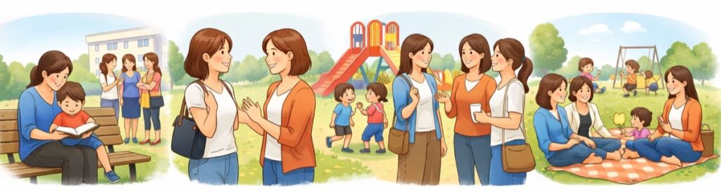 いつも子供と二人で過ごしている