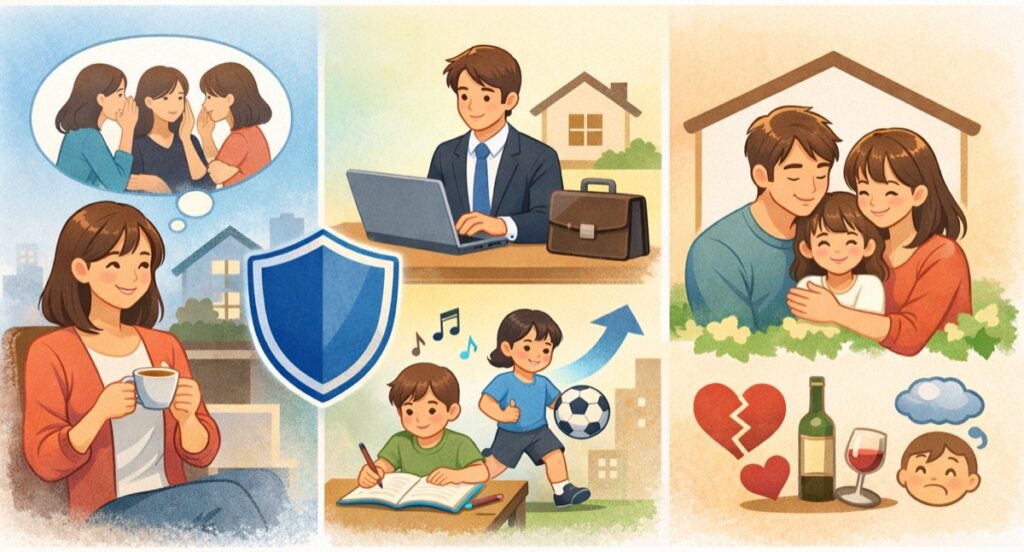 プライバシーが守られる