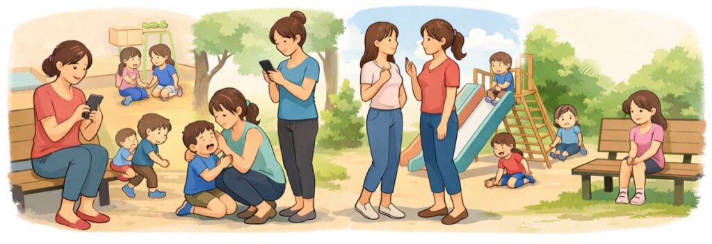 子どもを放置する